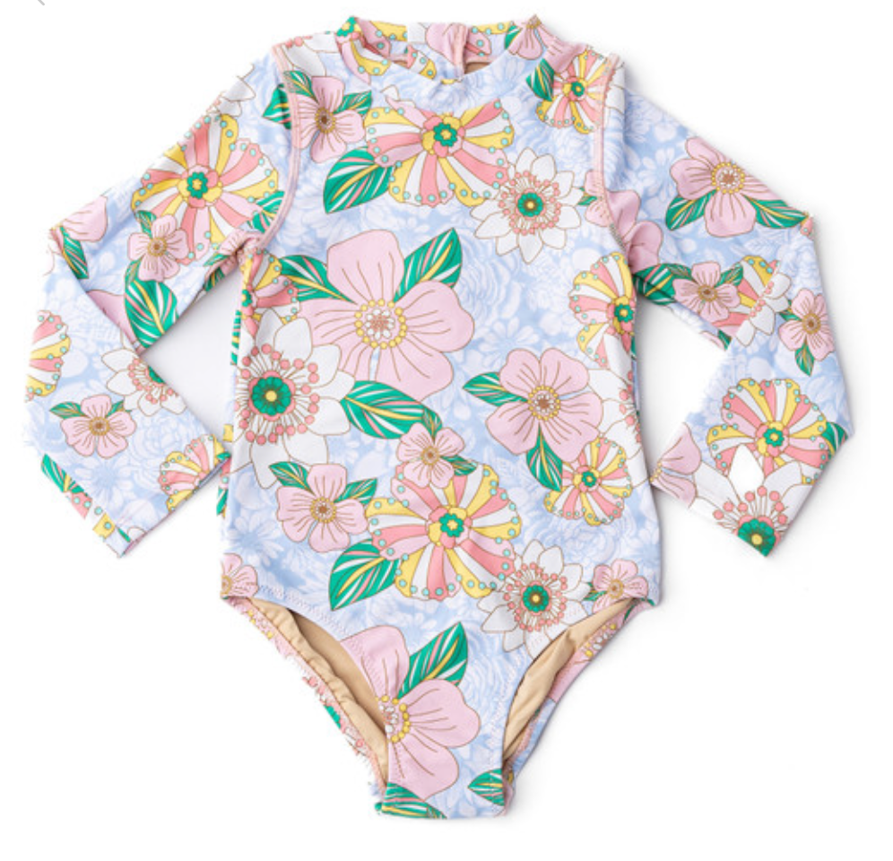 Shade Critters Retro Floral Swimsuit