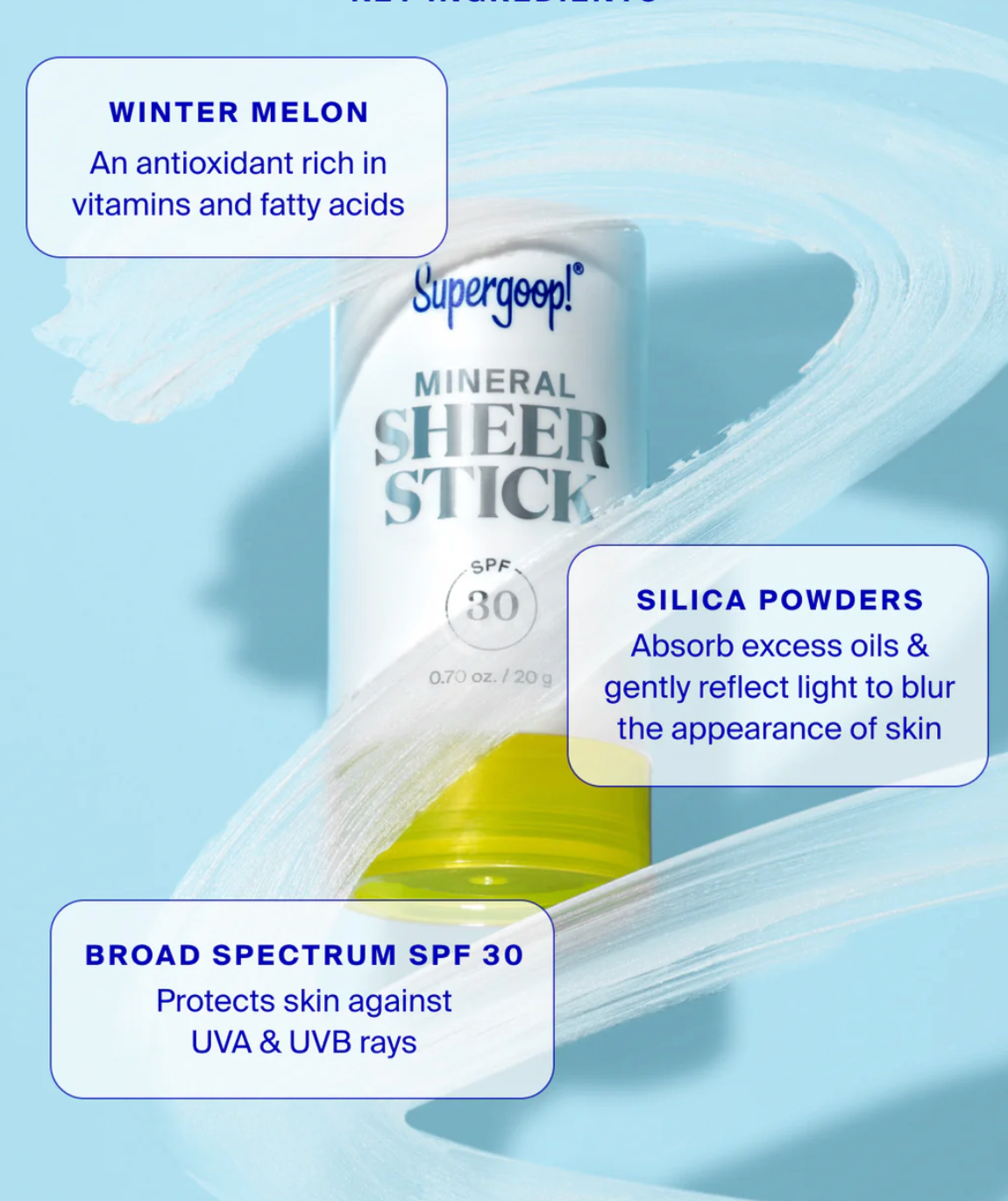 Supergoop Mineral Sheer Stick SPF 30