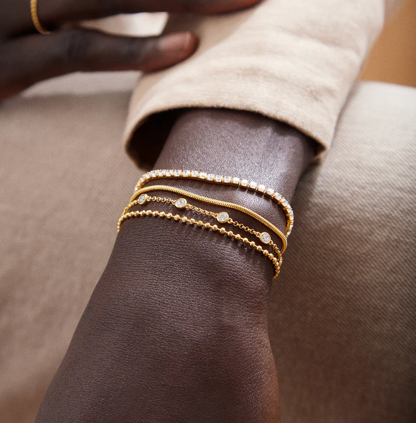 Skye Gold Layered Bracelet