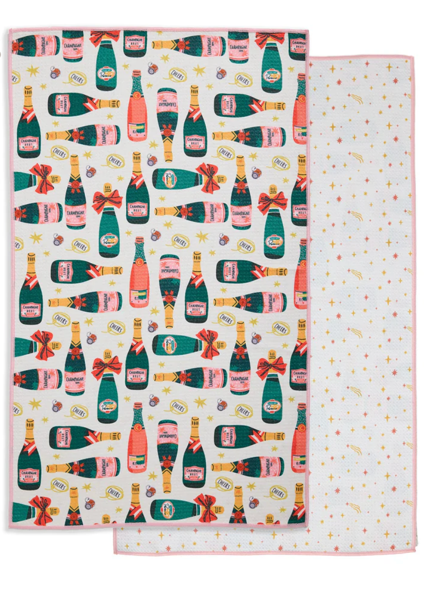 Holiday Printed Microfiber Dishtowels