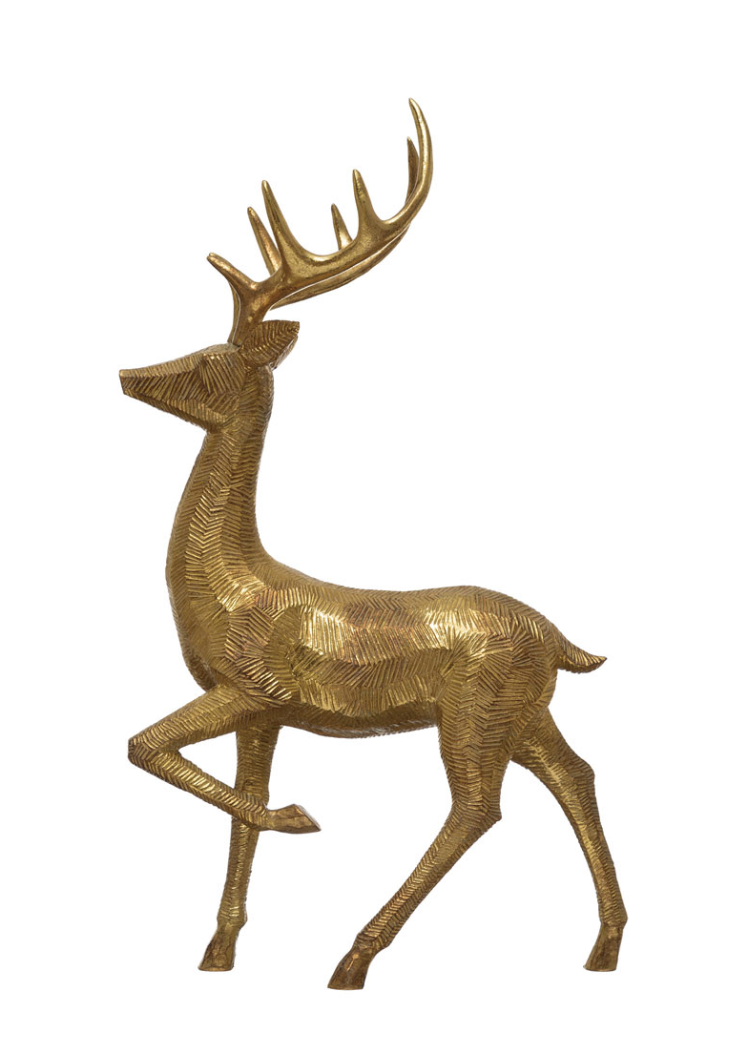 Gold Resin Deer