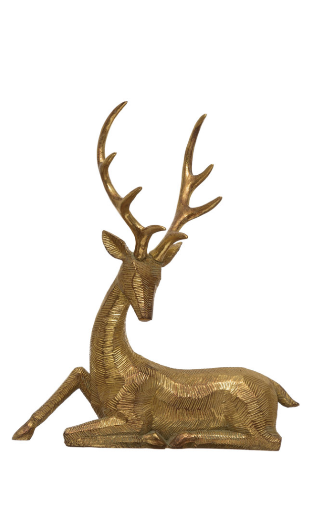 Gold Resin Deer