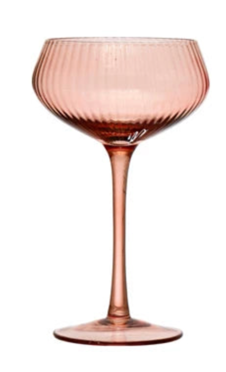 Colored Champagne Coupe Glasses