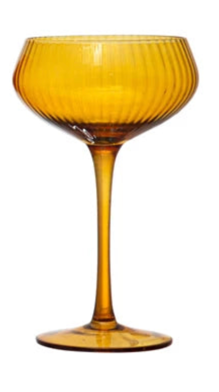 Colored Champagne Coupe Glasses