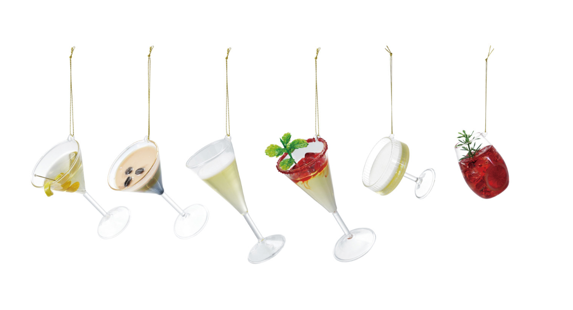 Glass Cocktail Ornament