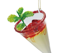 Glass Cocktail Ornament