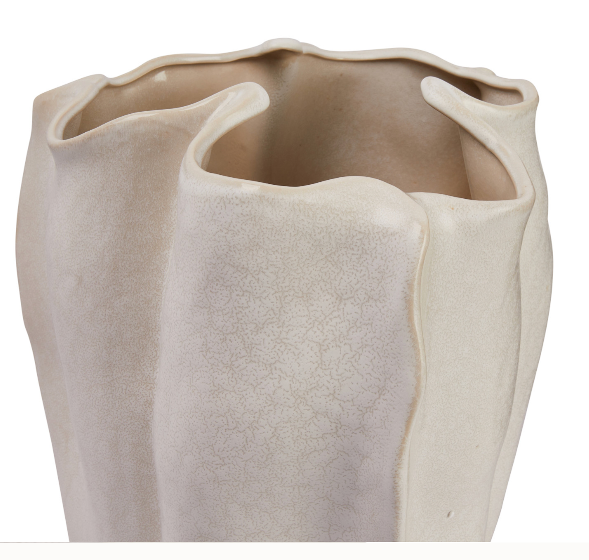 Stoneware Organic Shaped Vase