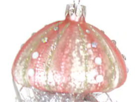 Cody Foster Tinsel Jellyfish Ornament
