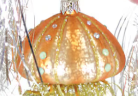 Cody Foster Tinsel Jellyfish Ornament