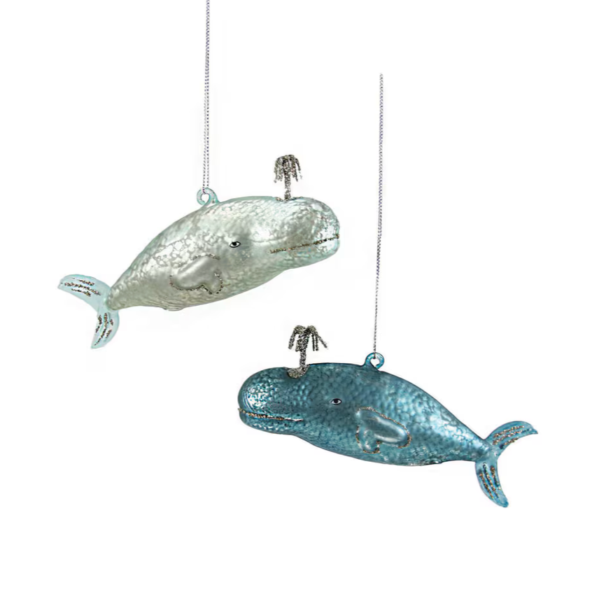 Cody Foster Victorian Whale Ornament