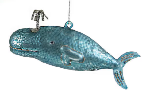 Cody Foster Victorian Whale Ornament