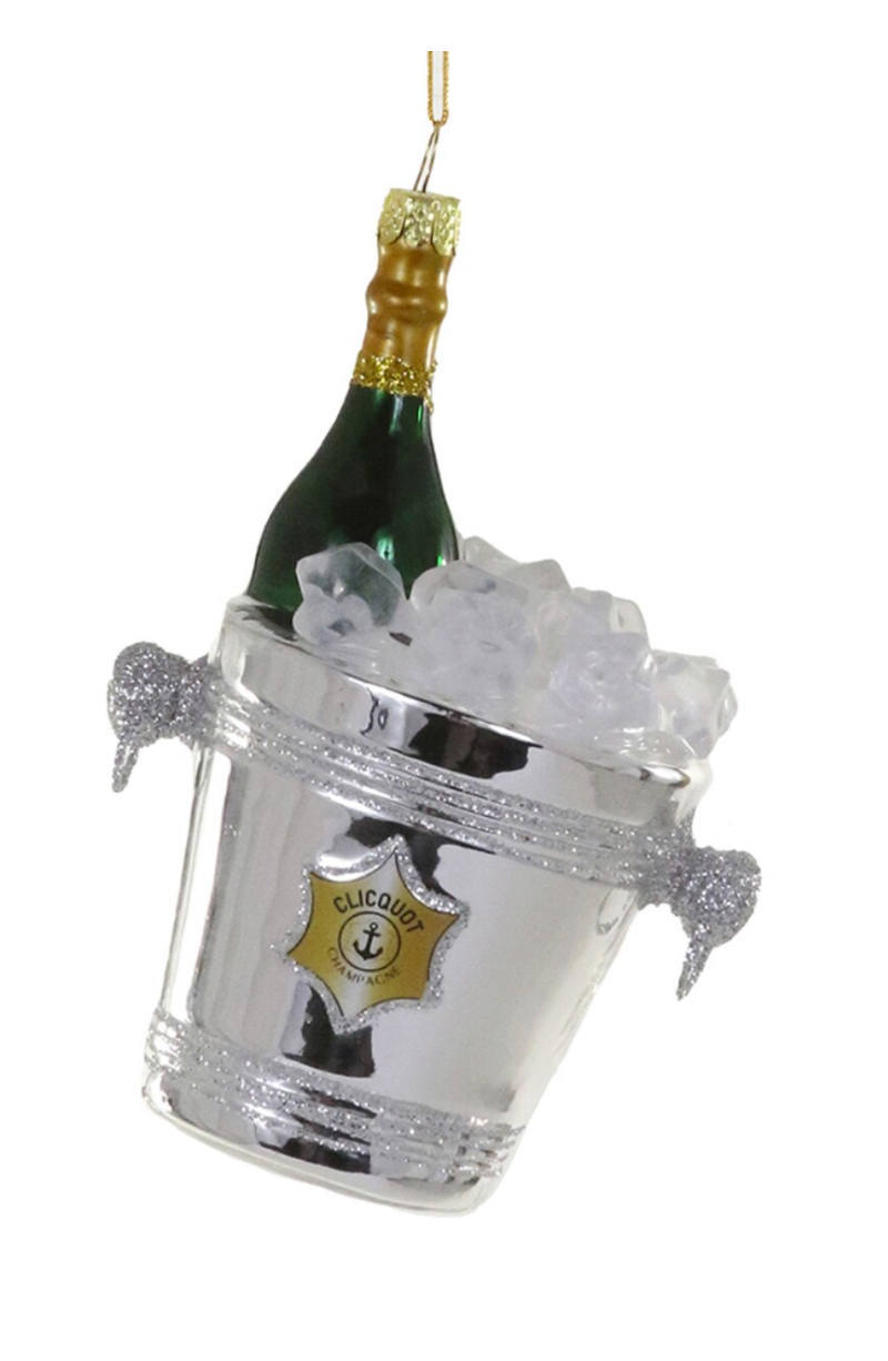 Cody Foster Champagne on Ice Ornament