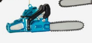 Drill + Chainsaw Ornaments