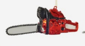 Drill + Chainsaw Ornaments