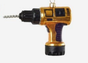 Drill + Chainsaw Ornaments