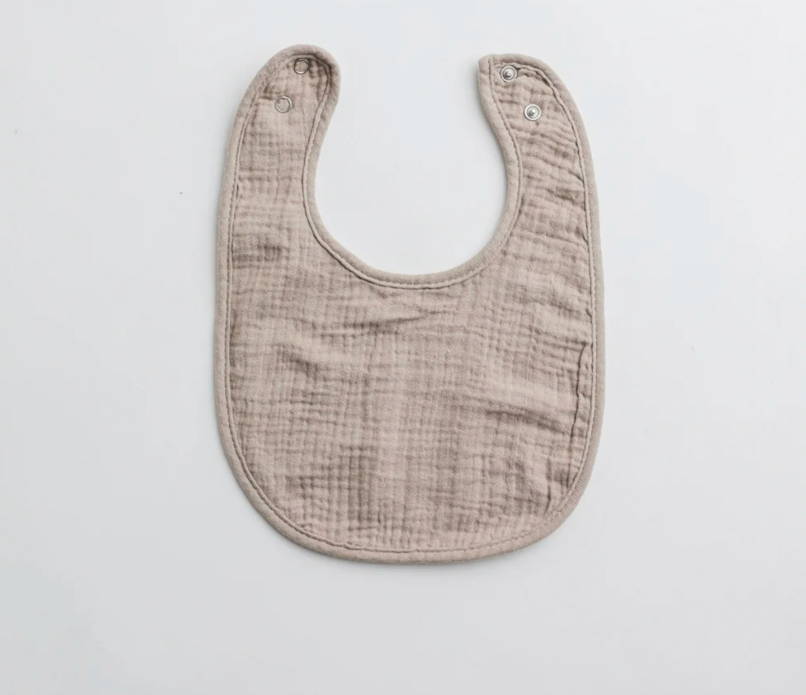 Soft Muslin Round Bibs