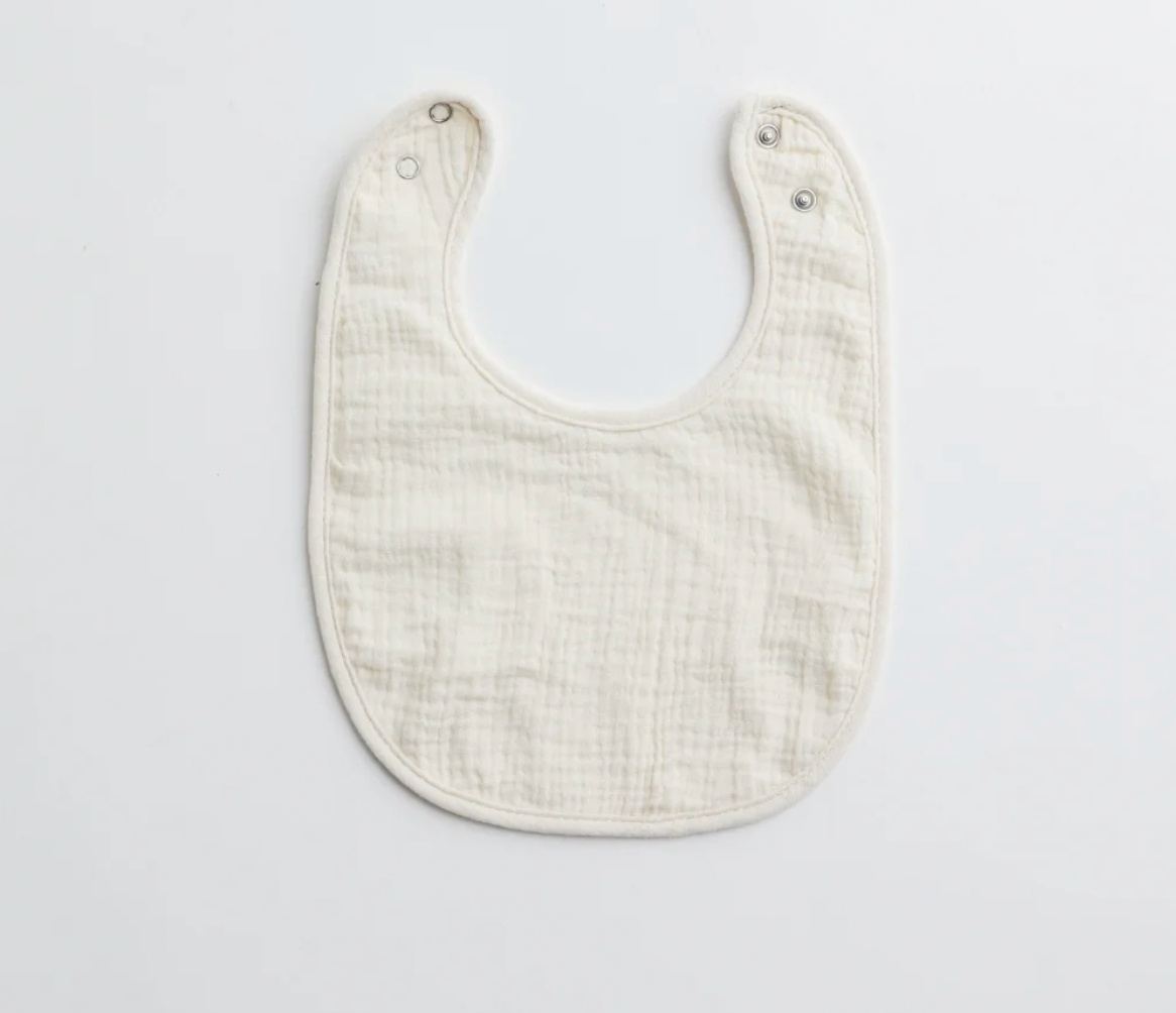 Soft Muslin Round Bibs