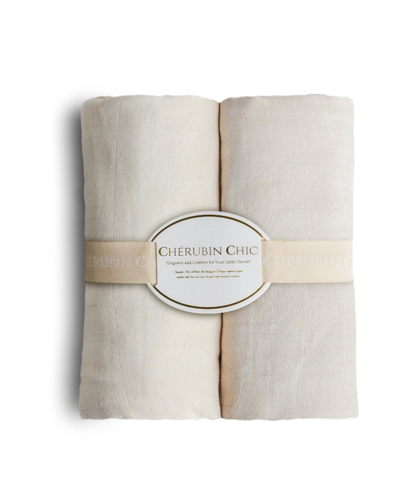 Baby Bamboo Muslin Swaddle Blankets