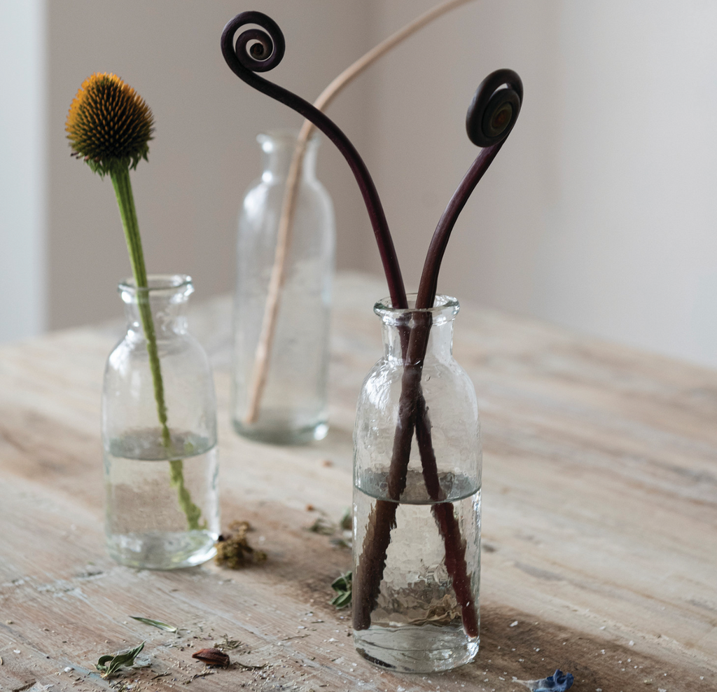 Hand-Blown Glass Vases