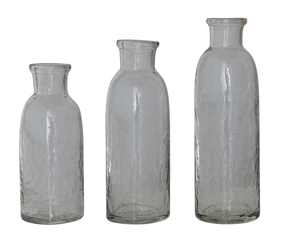 Hand-Blown Glass Vases