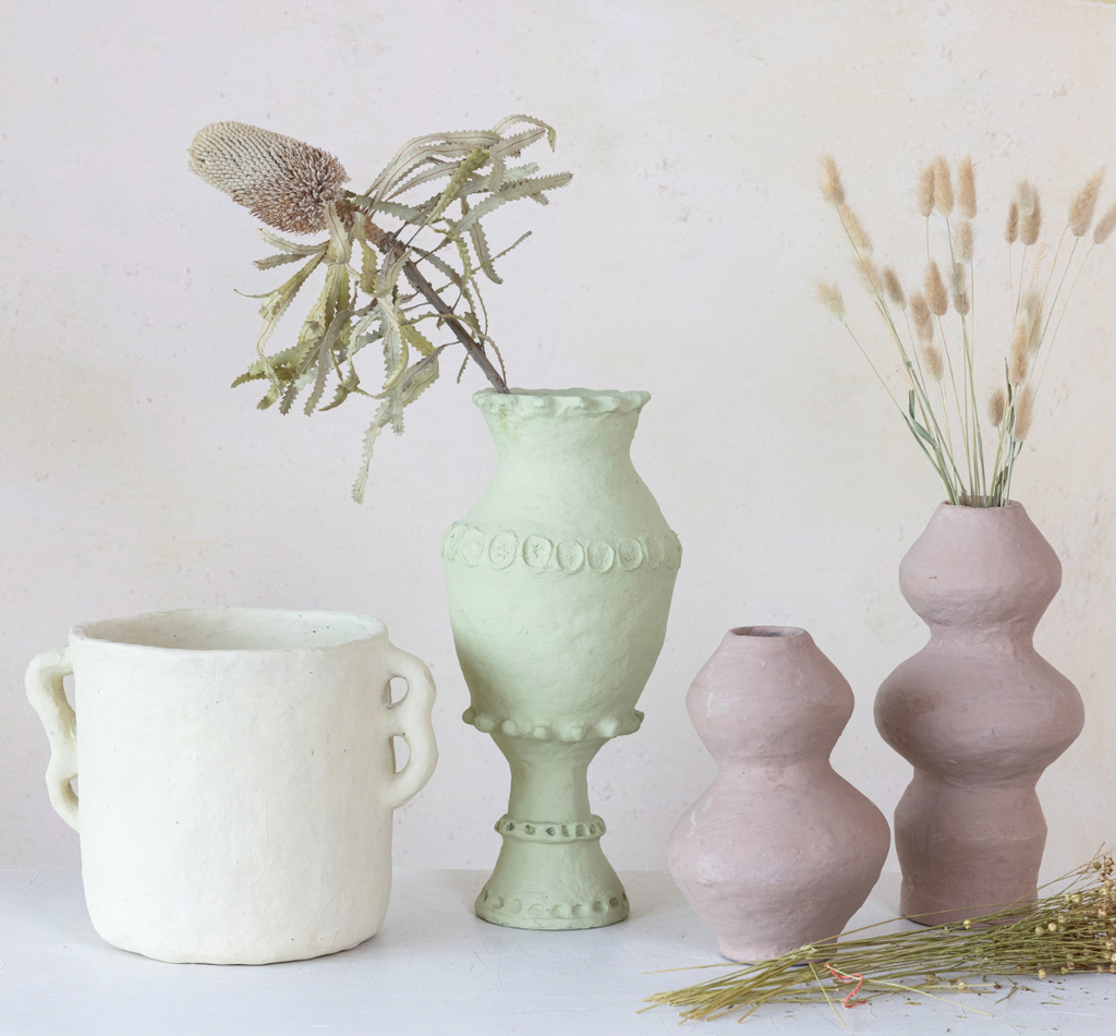 Decorative Handmade Paper Mache Vase