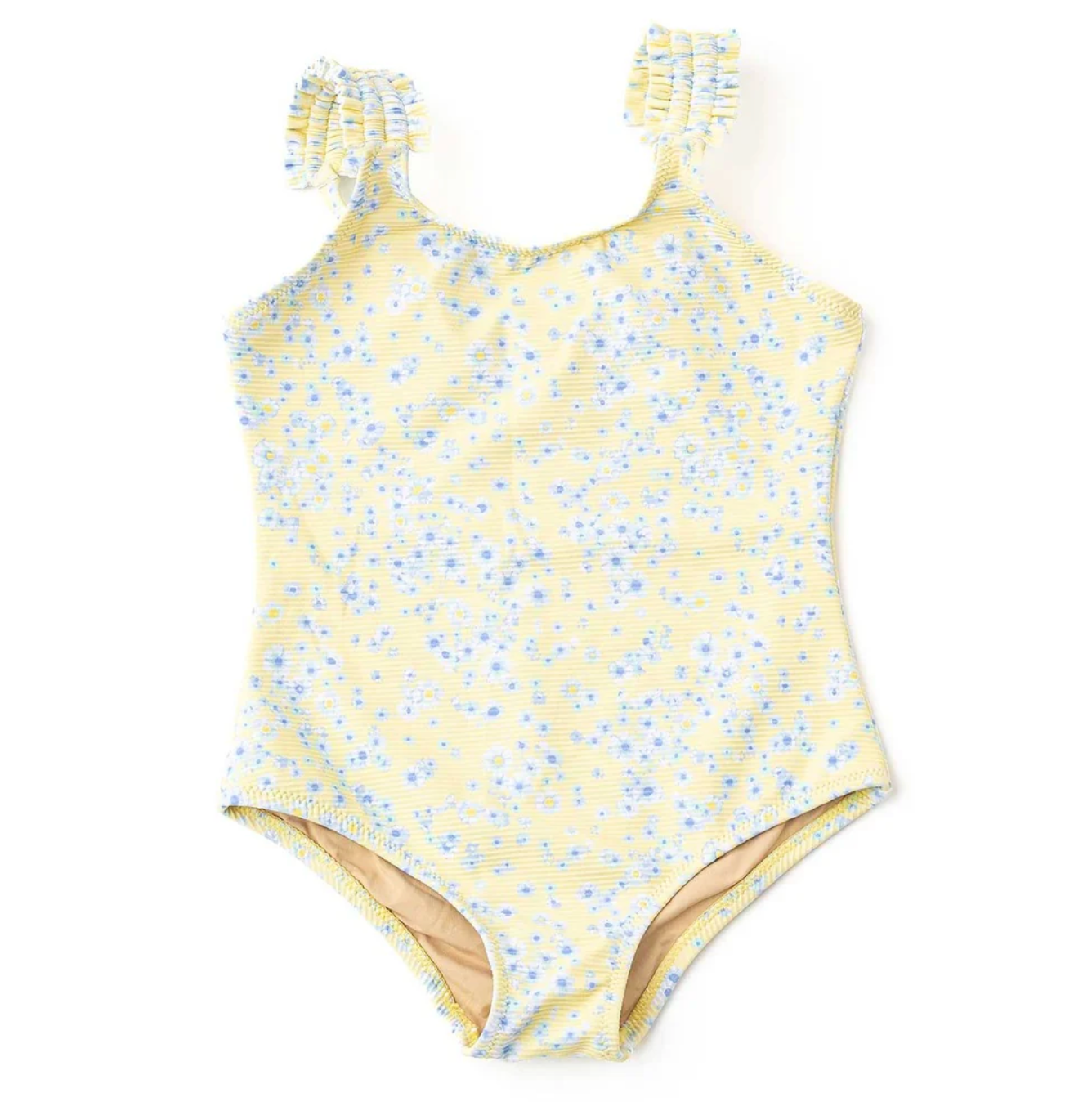 Ribbed One Piece Bathing Suit