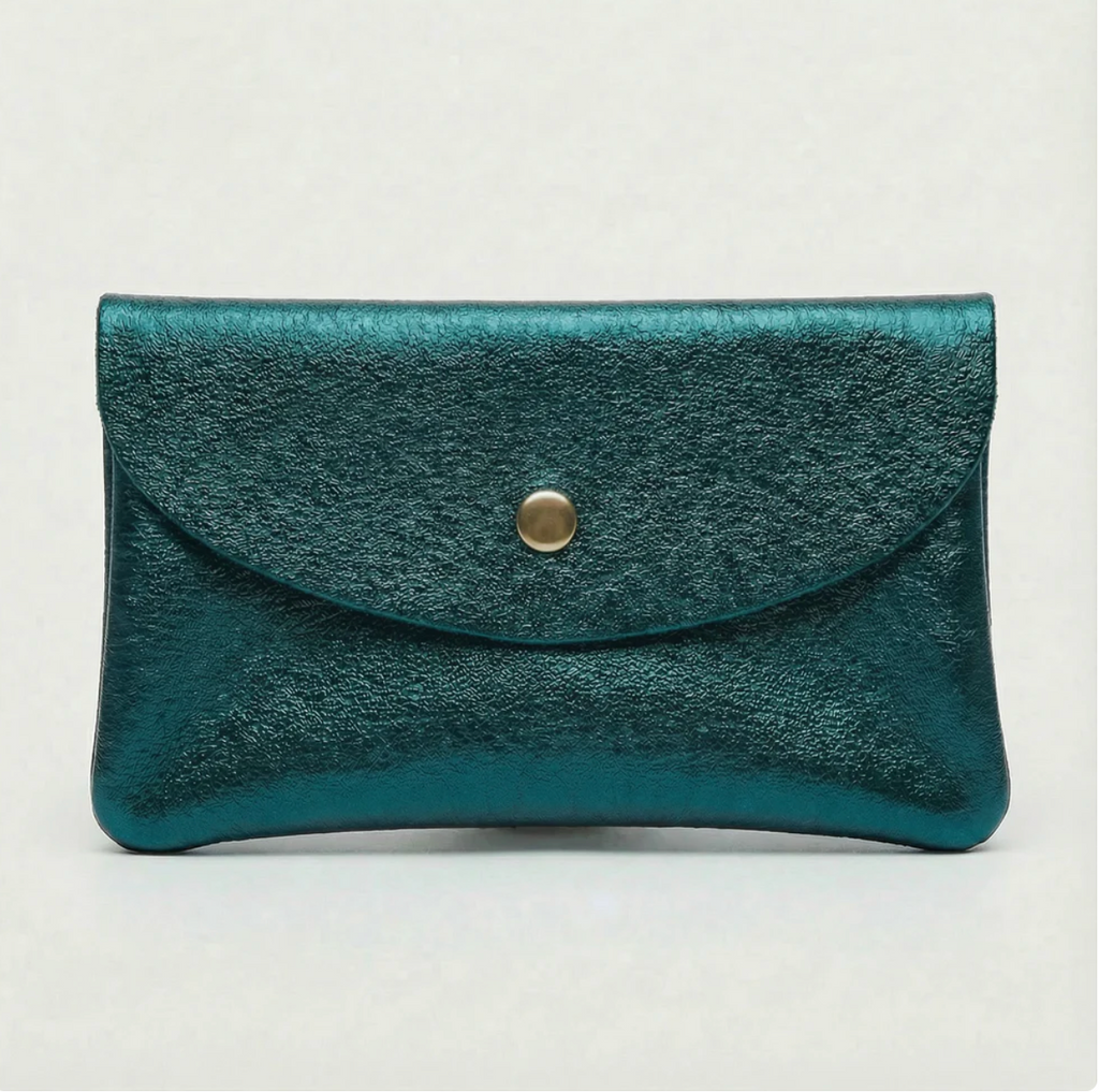 Metallic Leather Wallet
