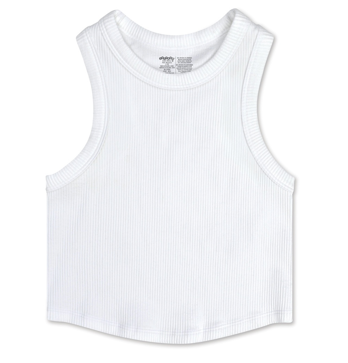 Iscream Cropped Ribbed Tank
