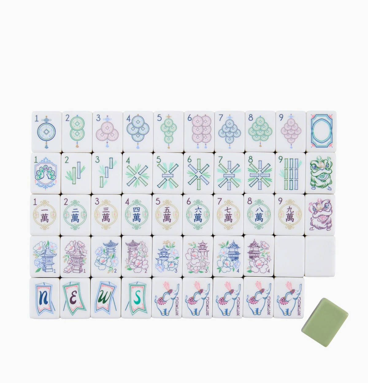 Oh My Mahjong Tile Set