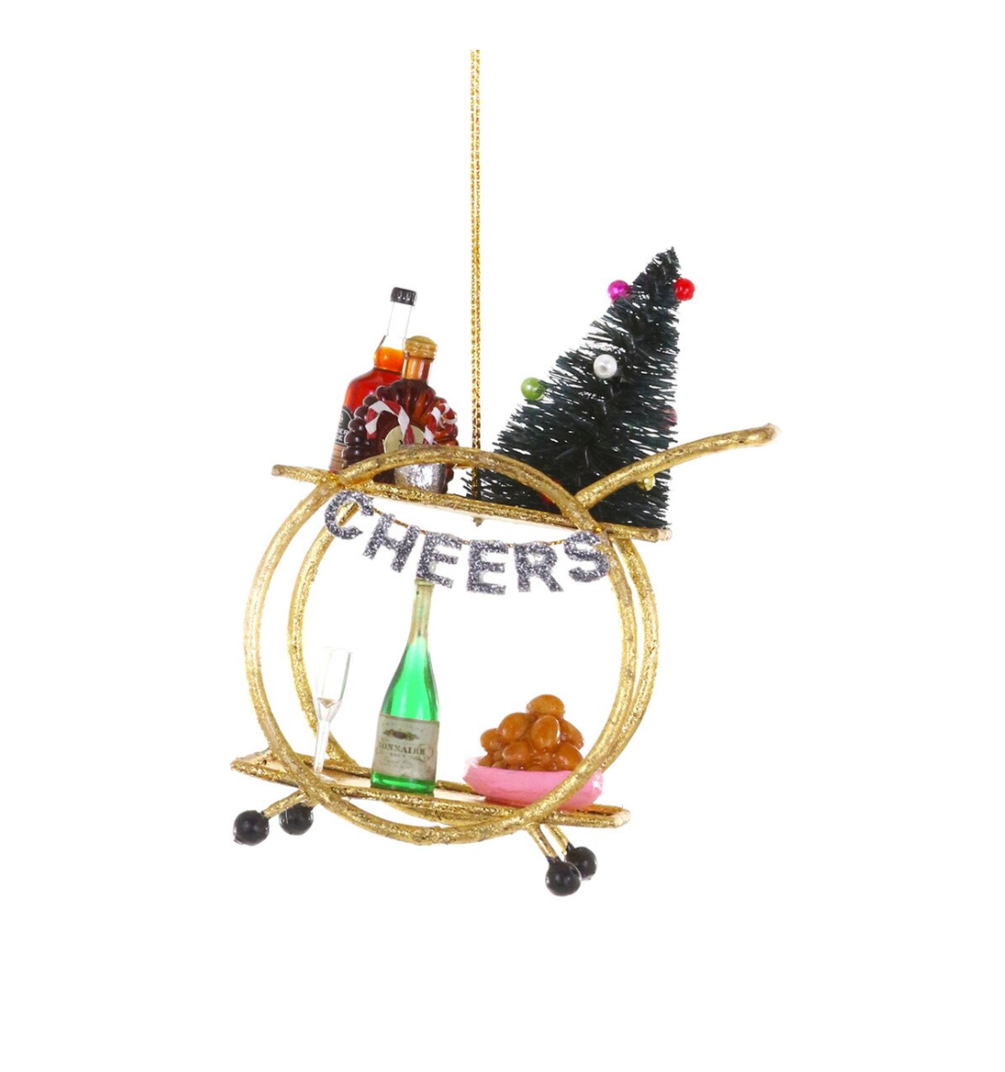 Holiday Bar Cart Ornament