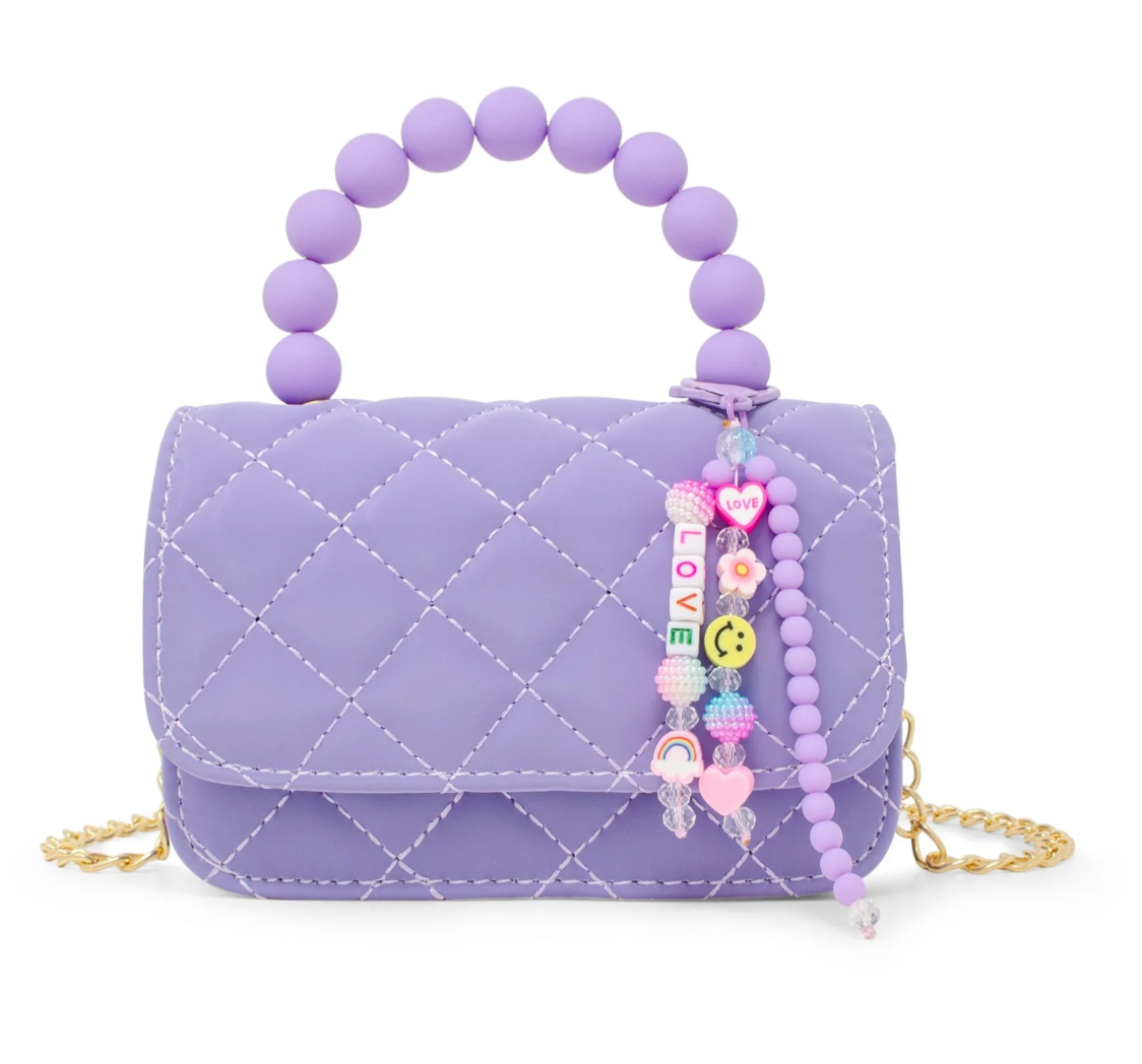 Pearl Handle Charm Purse