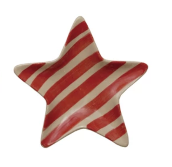 Stoneware Holiday-Shaped Dish