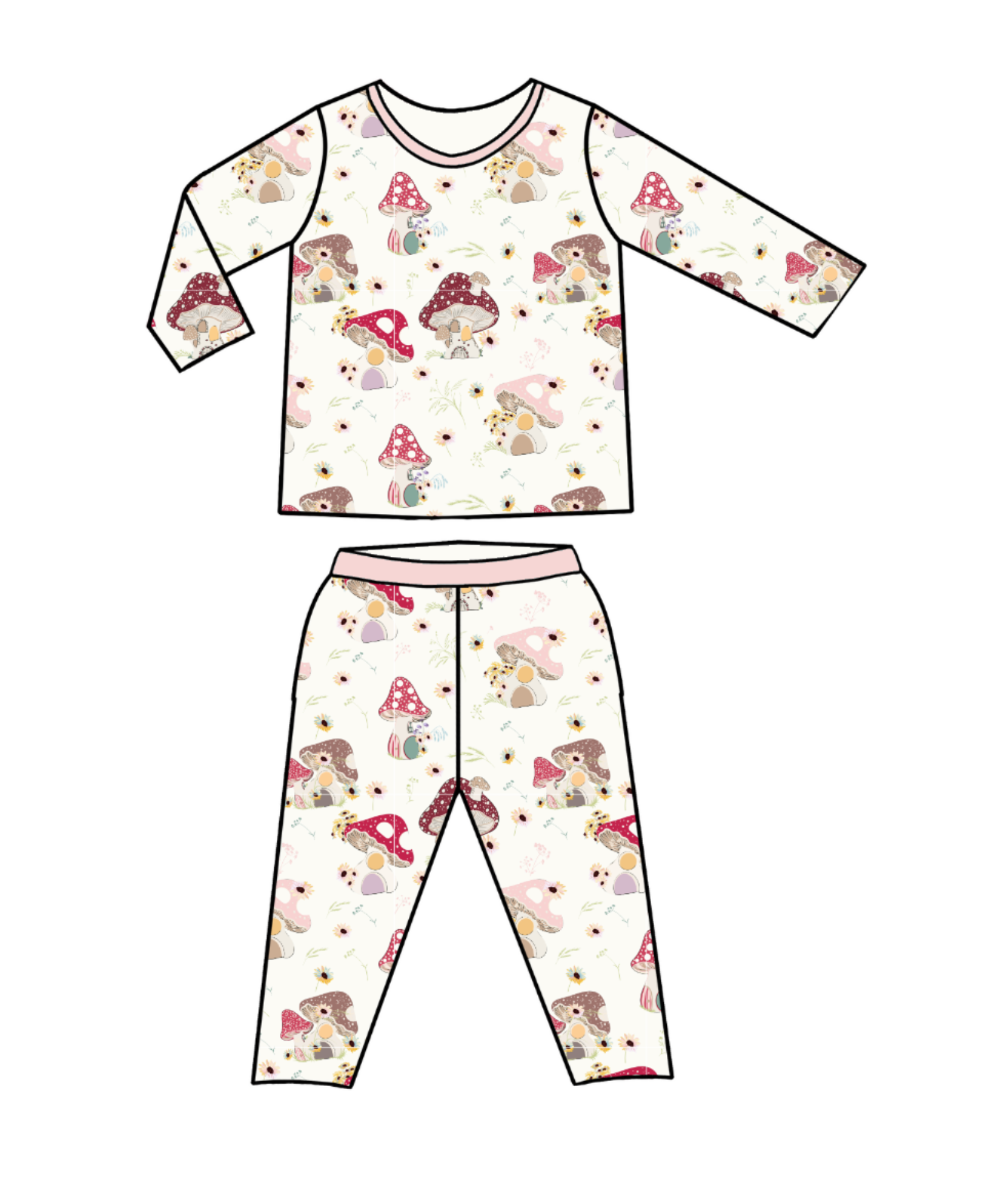 Bestaroo Long Sleeve + Long Pant Pajamas