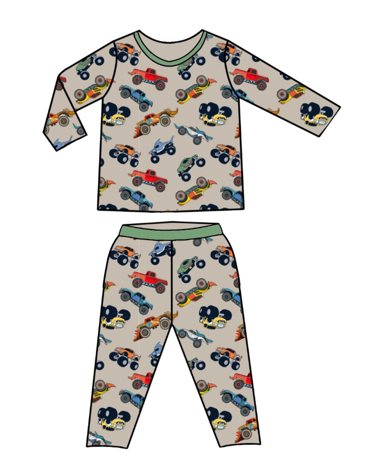 Bestaroo Long Sleeve + Long Pant Pajamas