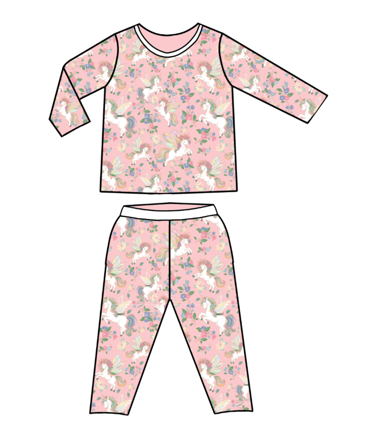 Bestaroo Long Sleeve + Long Pant Pajamas