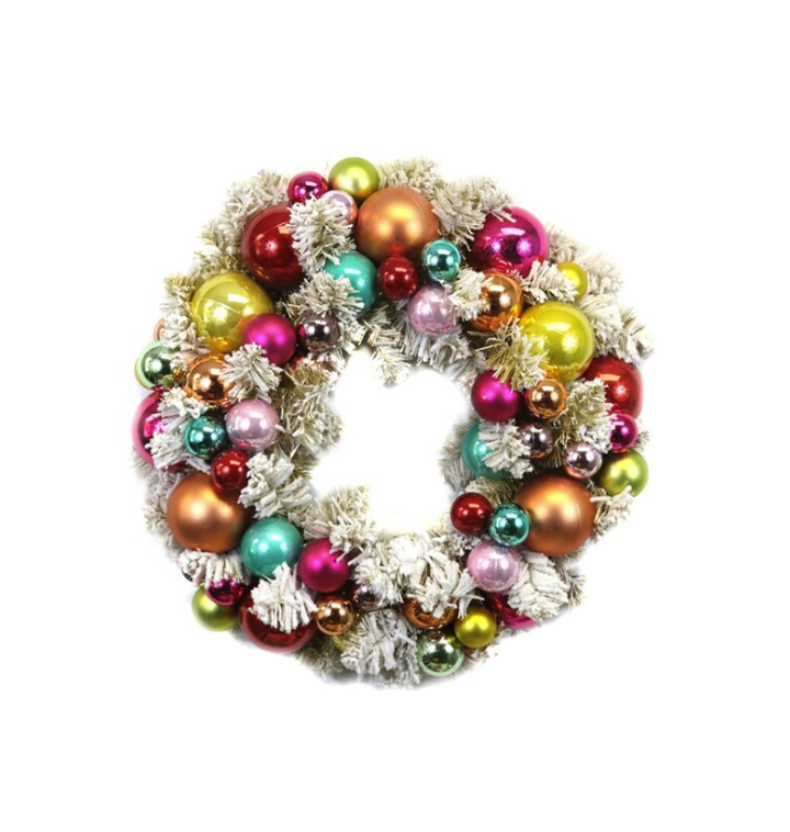 Flocked Wreath