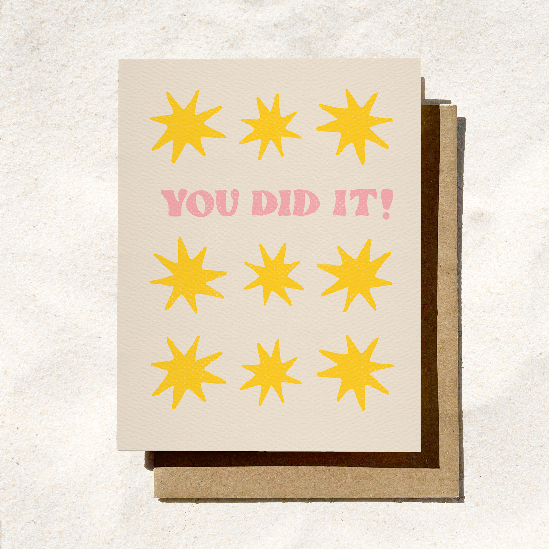 You Did It Card