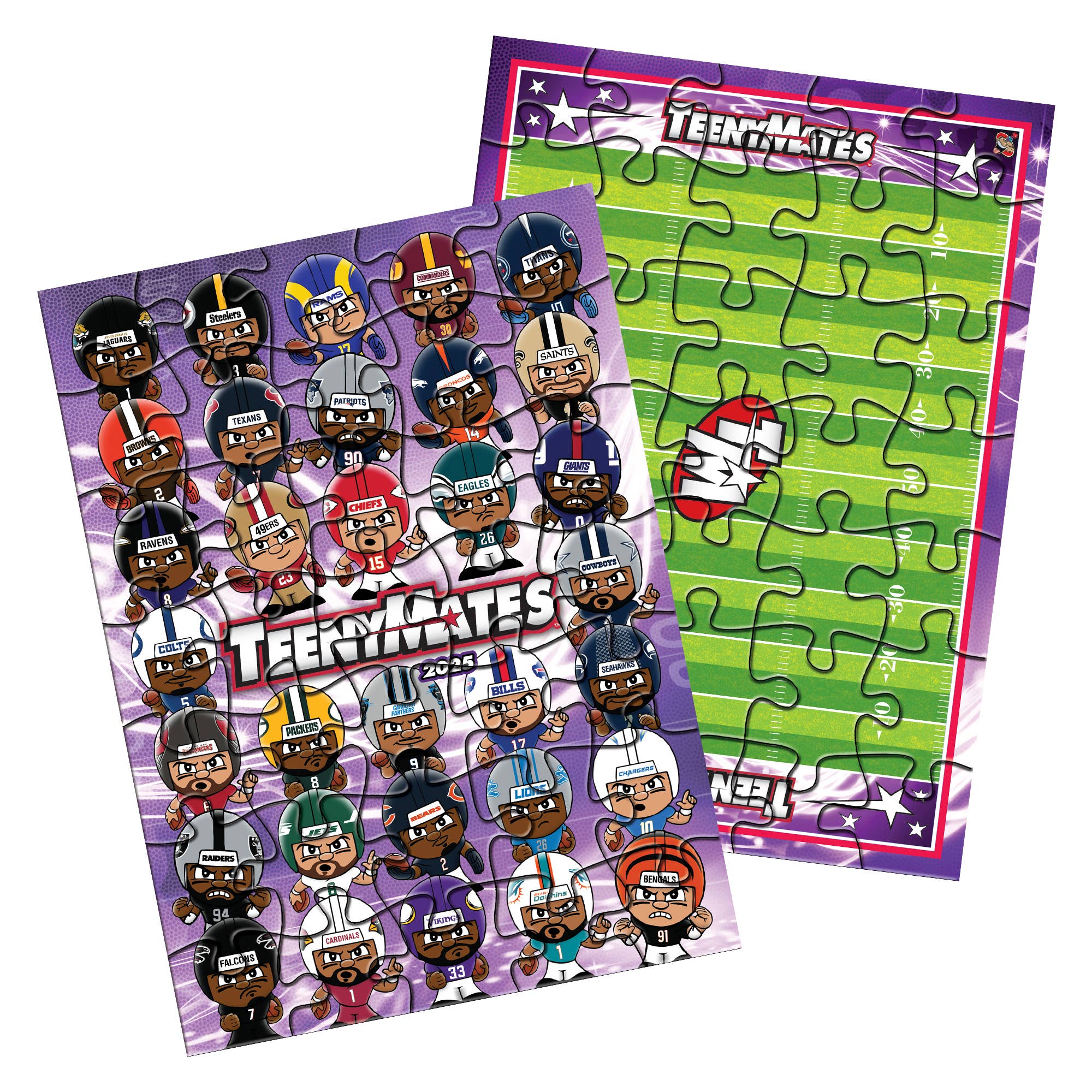 NFL TeenyMates Gravity Feed Display 2025
