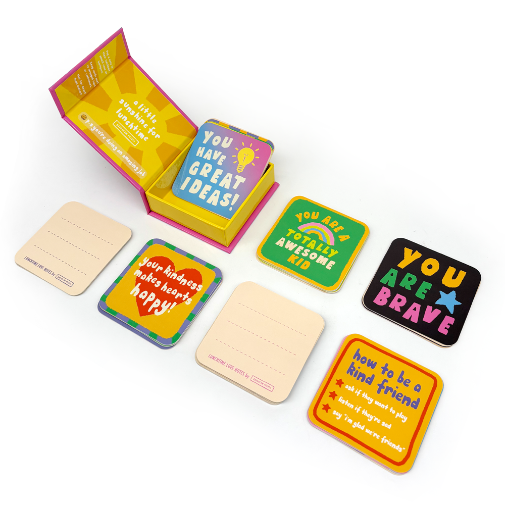 Kids Lunchbox Affirmation Cards | Lunchtime Love Notes