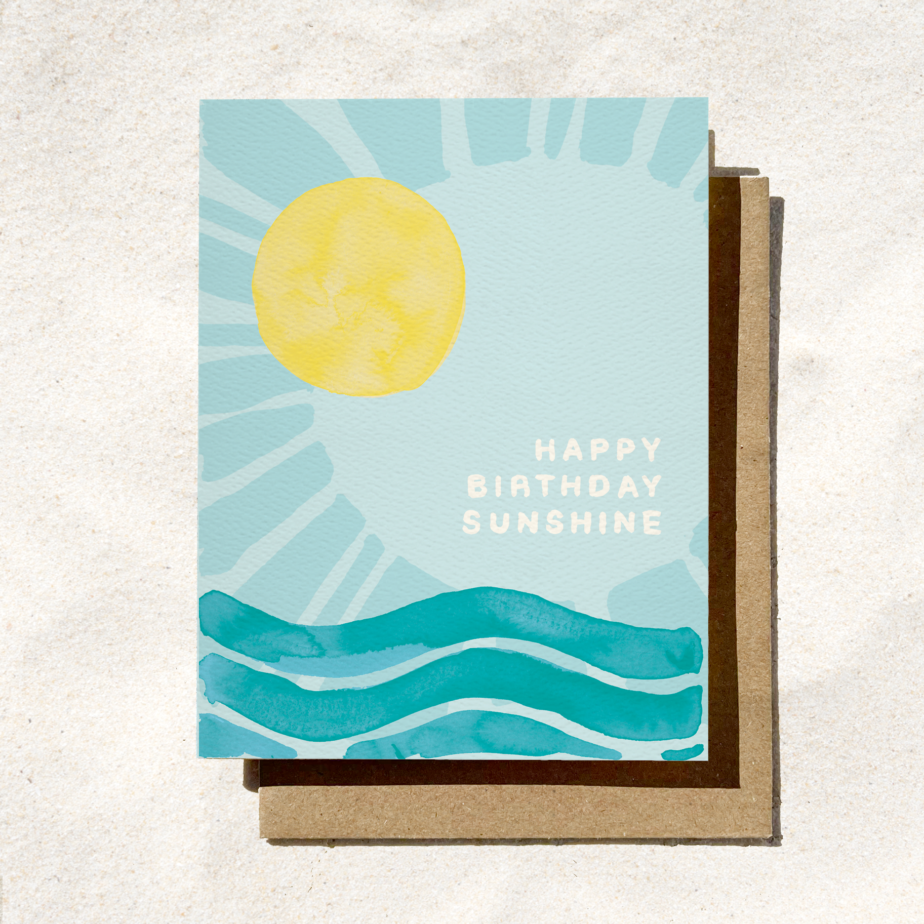 Happy Birthday Sunshine Card