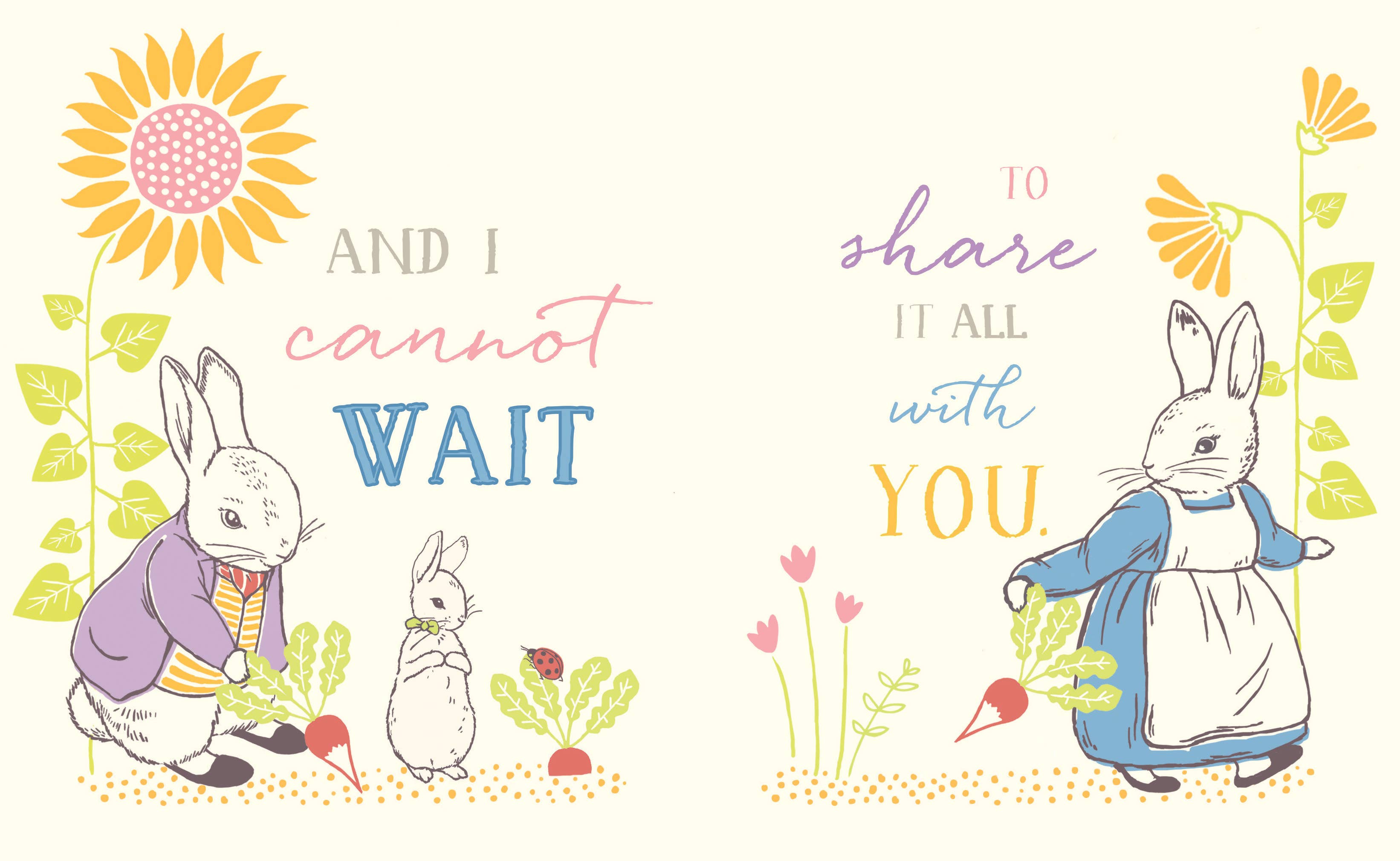I Love You Little One (Peter Rabbit)