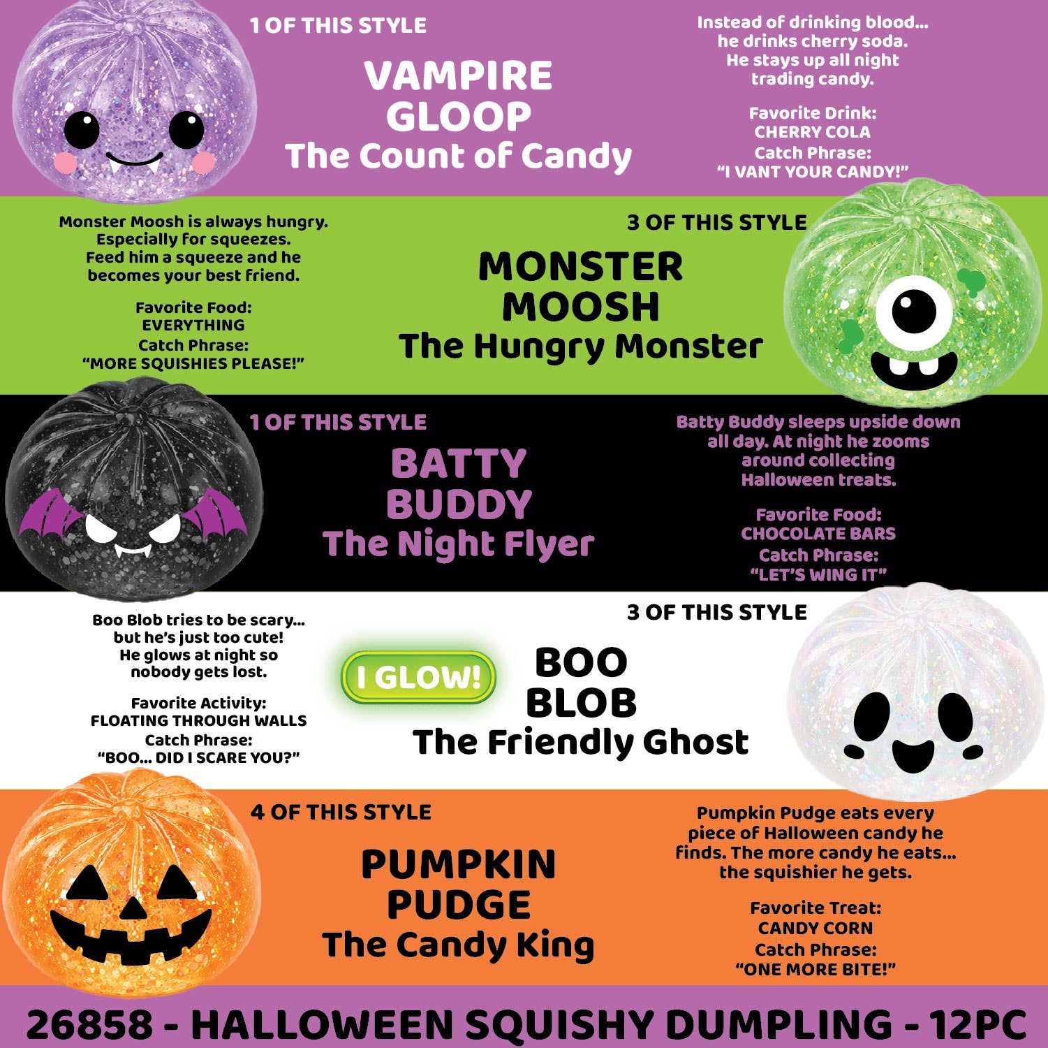 Fun Doh Spooky Mystery Dumpling Squishy Toy (Full Size)