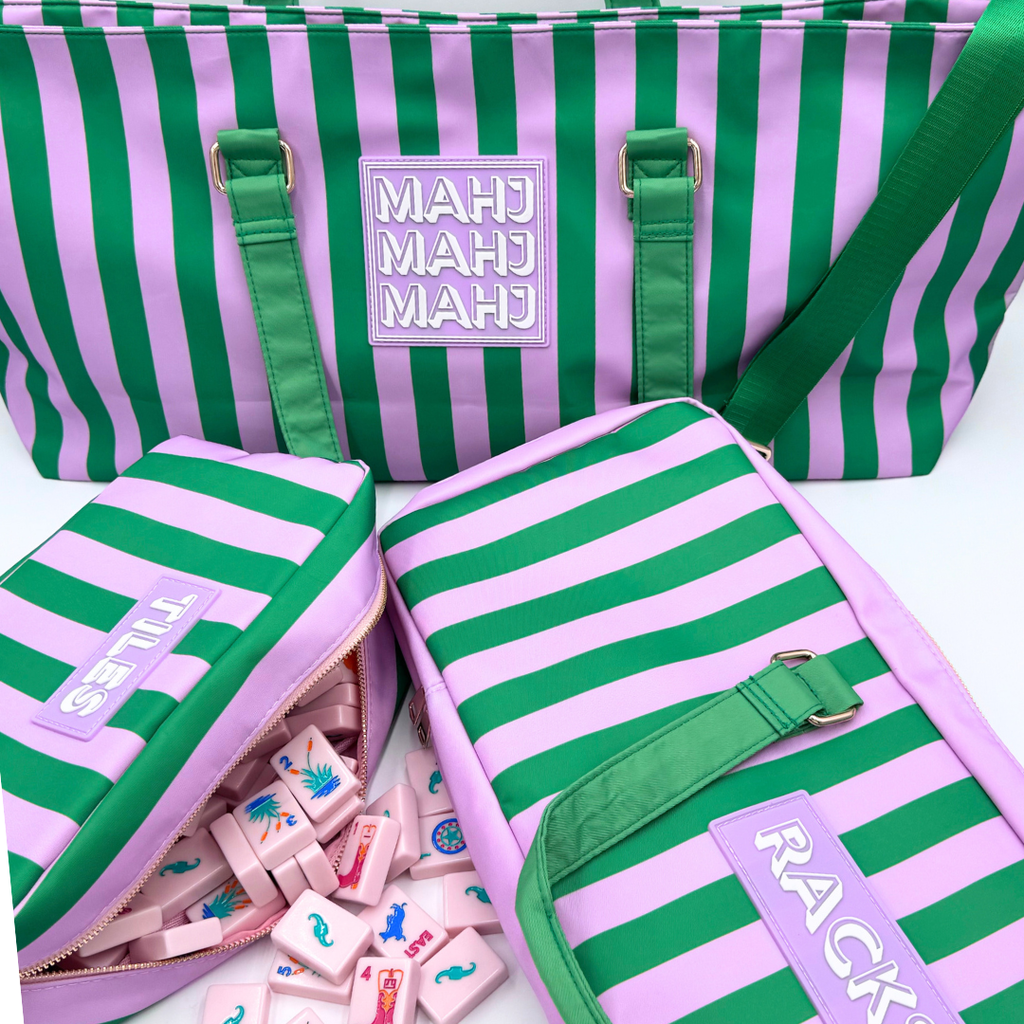 Premium Mahjong Tile Bags  |  Fits Most Large Tile Sets
