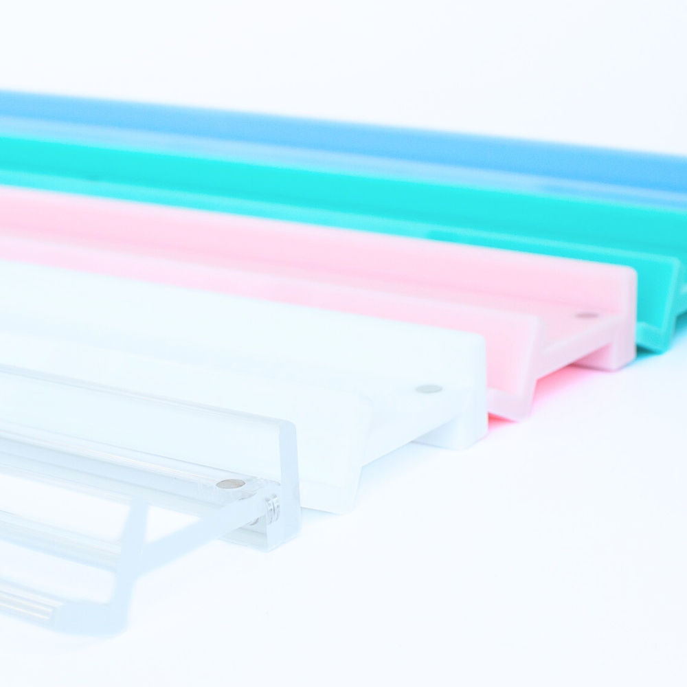 Premium Acrylic Mahjong Racks | 4 Racks + 4 Pushers