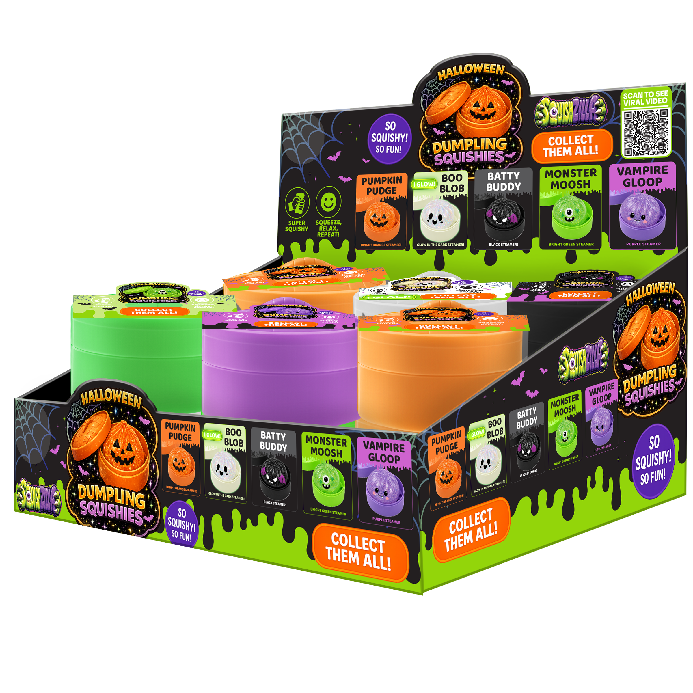 Fun Doh Spooky Mystery Dumpling Squishy Toy (Full Size)