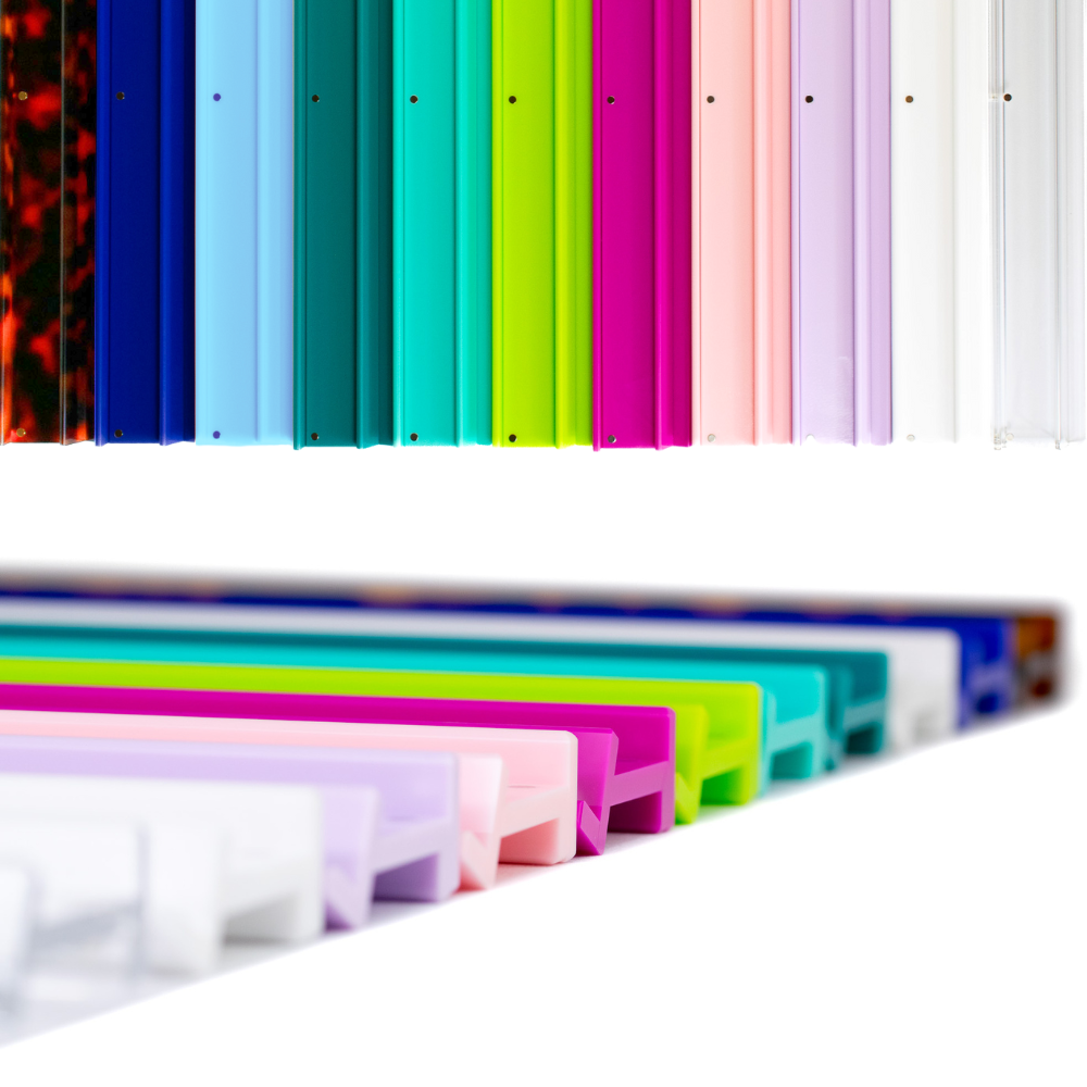 Premium Acrylic Mahjong Racks | 4 Racks + 4 Pushers