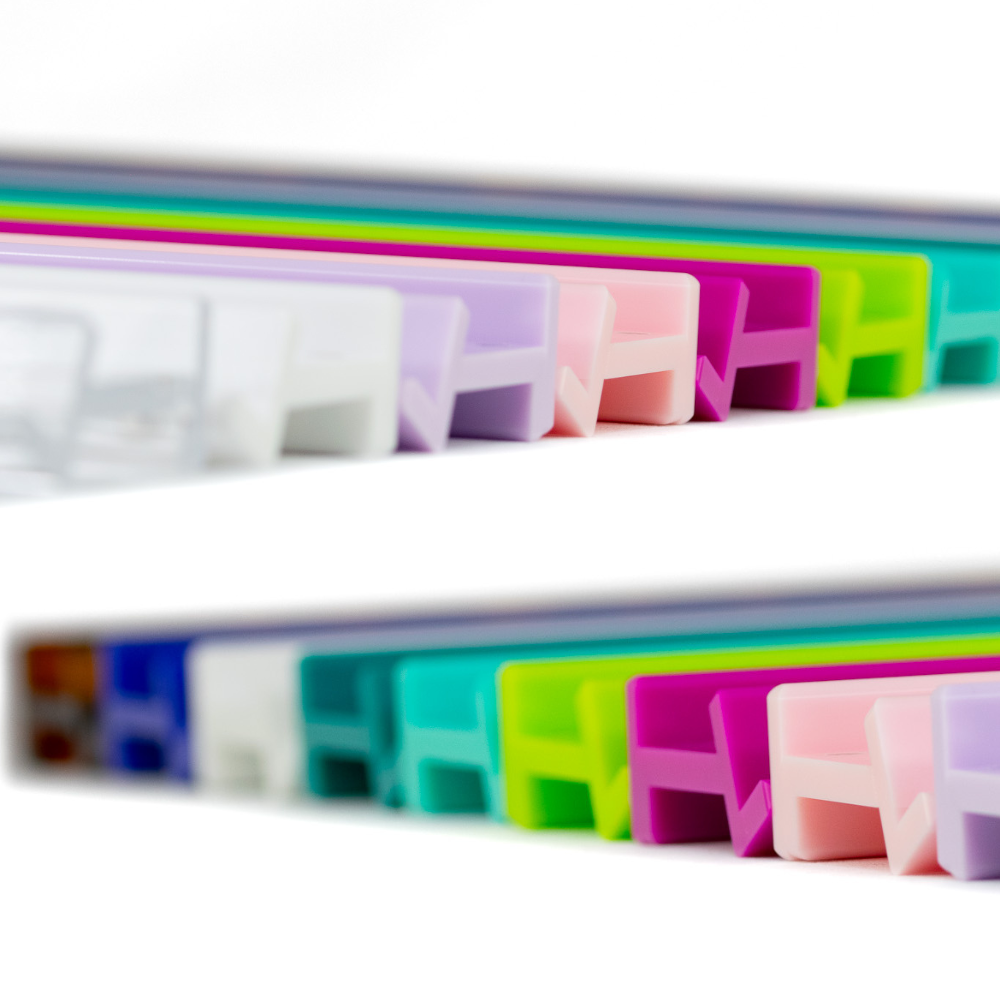Premium Acrylic Mahjong Racks | 4 Racks + 4 Pushers