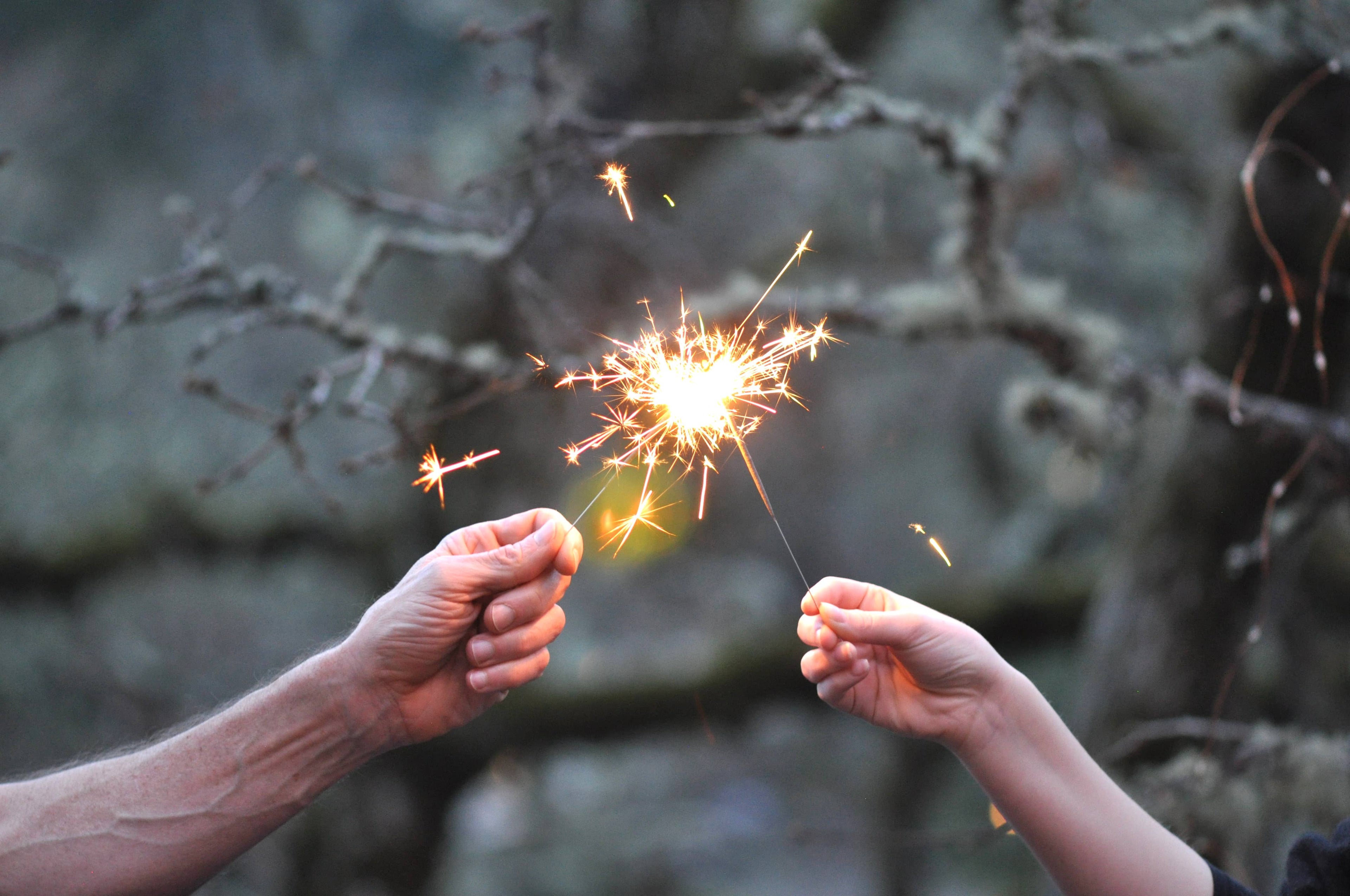 4" Mini Sparklers - 4th of July - Tube of 12
