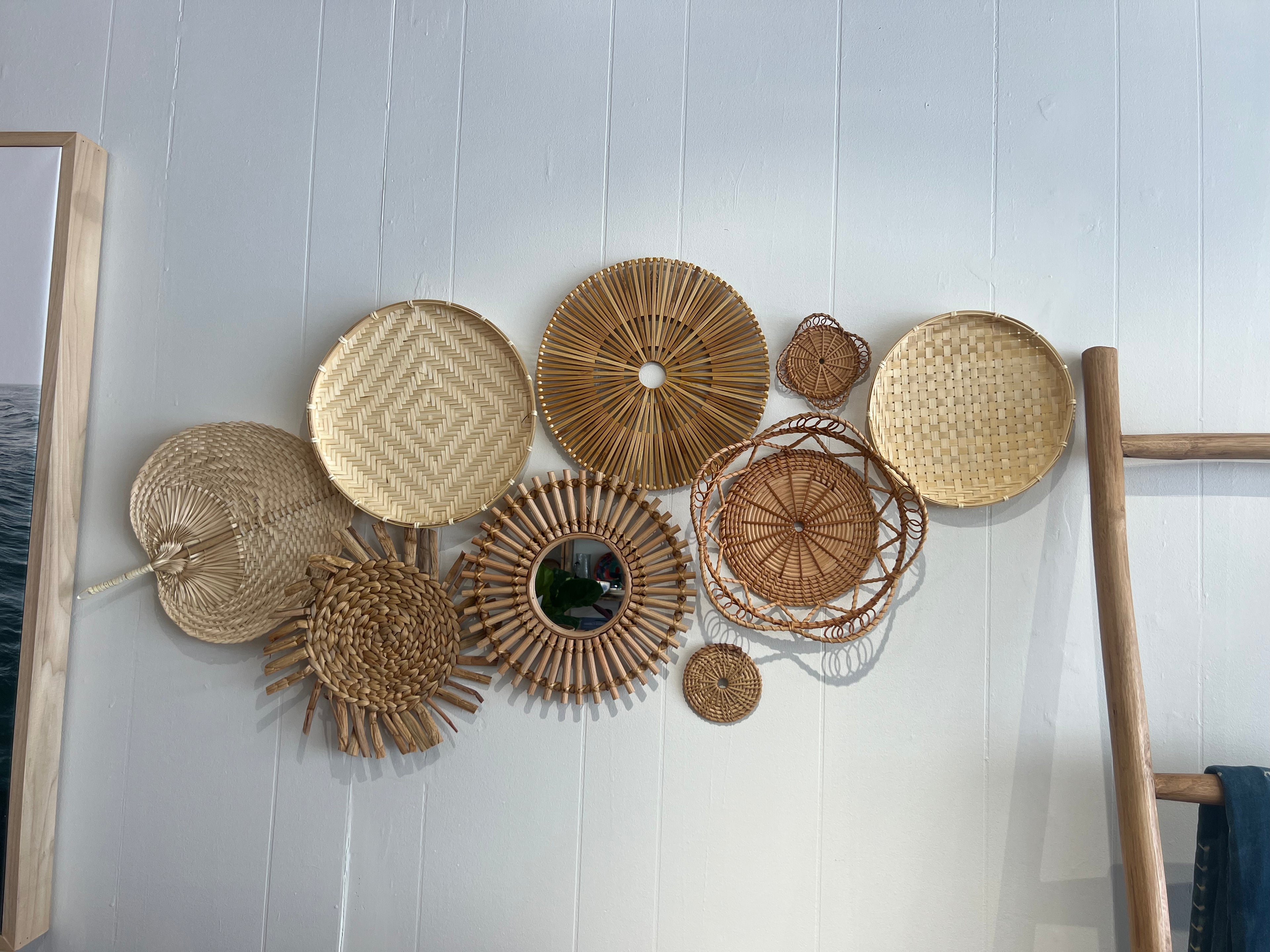 Bamboo Basket Wall Art