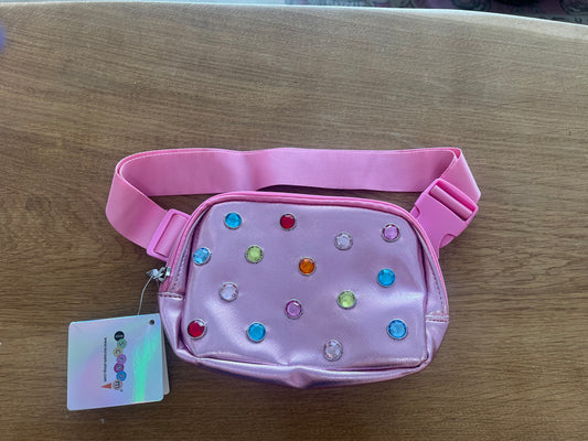 Pink Candy Gem Belt Bag